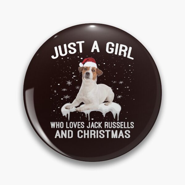 Item preview, JUST A GIRL WHO LOVES JACK RUSSELL AND CHRISTMAS designed and sold by teemaker24.