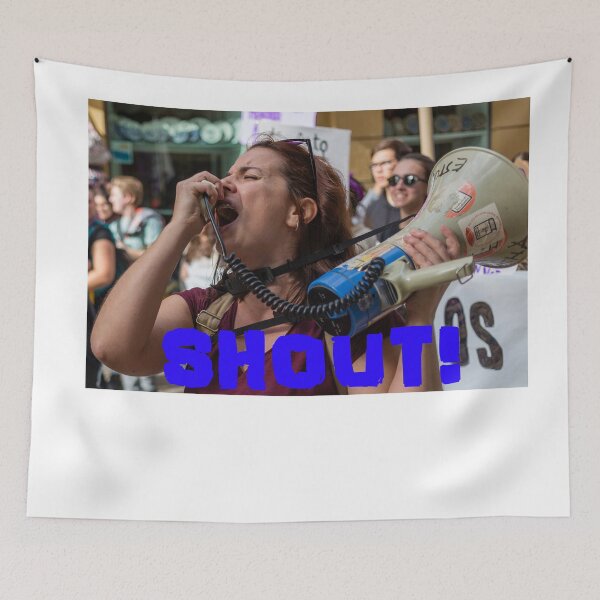 Item preview, Shout! Blue 2 designed and sold by StephenPower.
