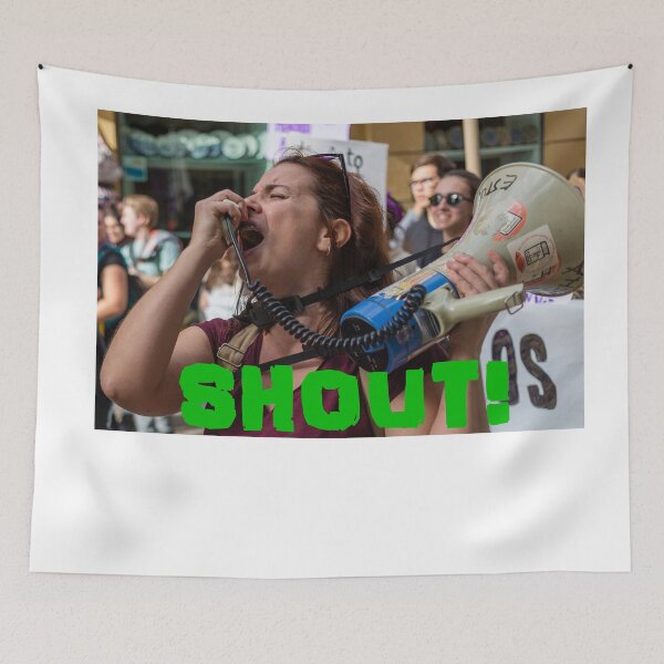 Item preview, SHOUT! Green 2 designed and sold by StephenPower.