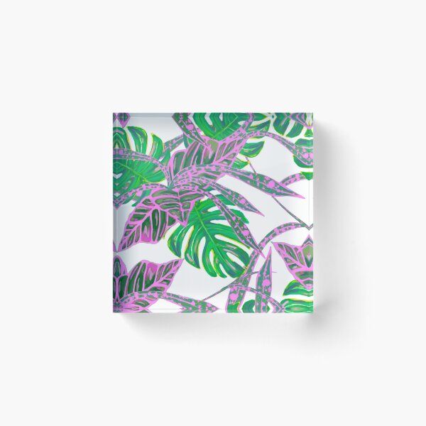 Item preview, Colorful Tropical Leaves Pattern designed and sold by 30-Merch.