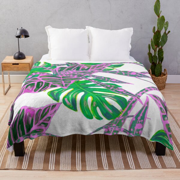 Item preview, Colorful Tropical Leaves Pattern designed and sold by 30-Merch.
