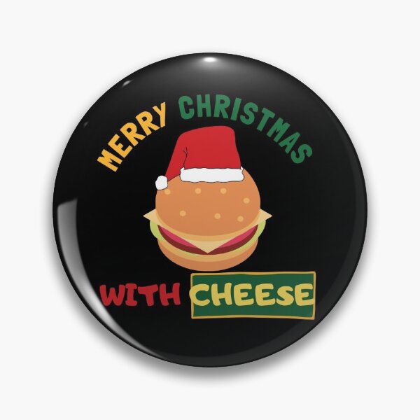 Item preview, Merry Christmas with Cheese Santa Hat designed and sold by The Full Cart.