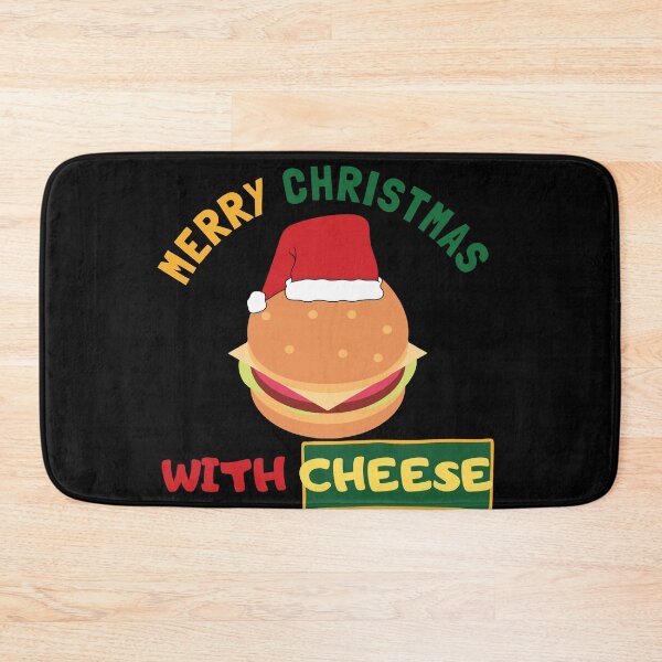 Item preview, Merry Christmas with Cheese Santa Hat designed and sold by The Full Cart.