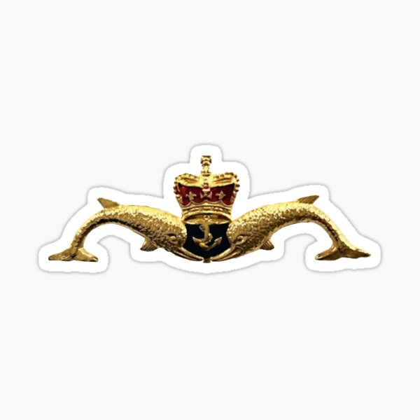UK Submariner Dolphins Sticker
