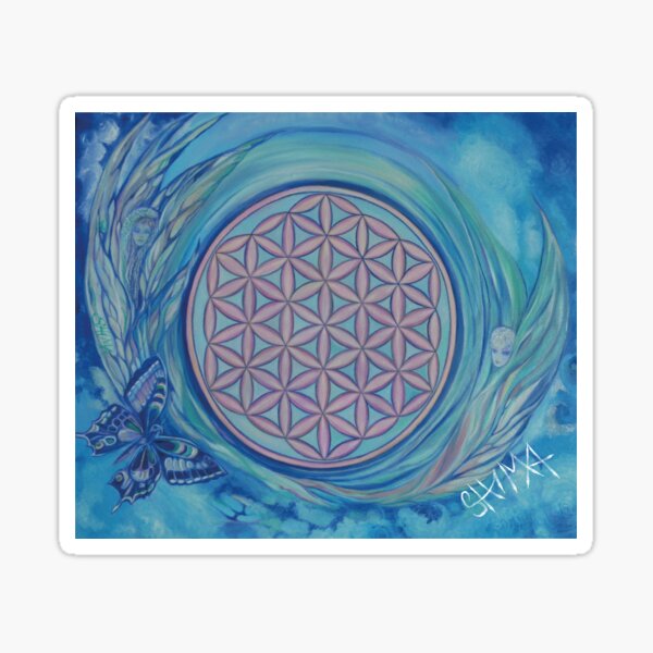 Flower of Life, element of air Sticker