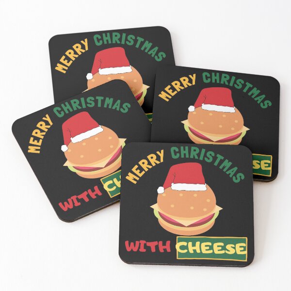 Item preview, Merry Christmas with Cheese Santa Hat designed and sold by The Full Cart.