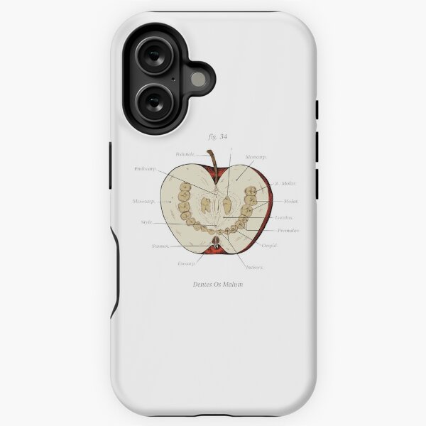 Vista previa del artículo con la obra «The Magnus Archives - Clase de anatomía - Teeth Apple», diseñado y vendido por RustyQuill.