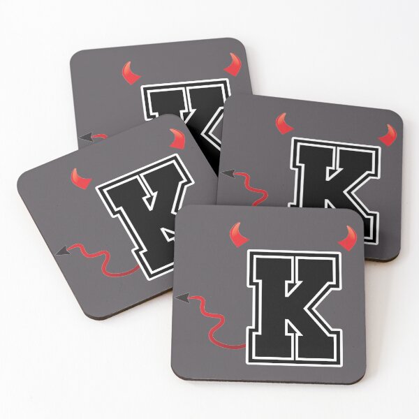 Item preview, Letter K College Font Evil Naughty  designed and sold by comcamworld.