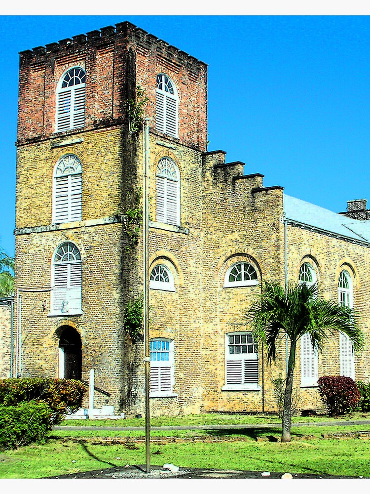 "St. John's Cathedral (side), Belize" Sticker by Imagems Redbubble
