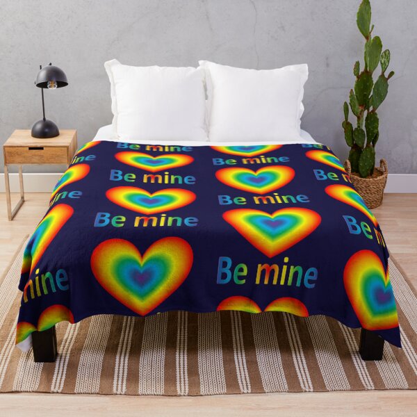 Item preview, Be mine, shining rainbow heart designed and sold by helenkaiy.