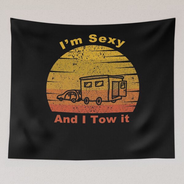 Item preview, I'm Sexy and I Tow it Funny illustration Gift designed and sold by KO-Design.