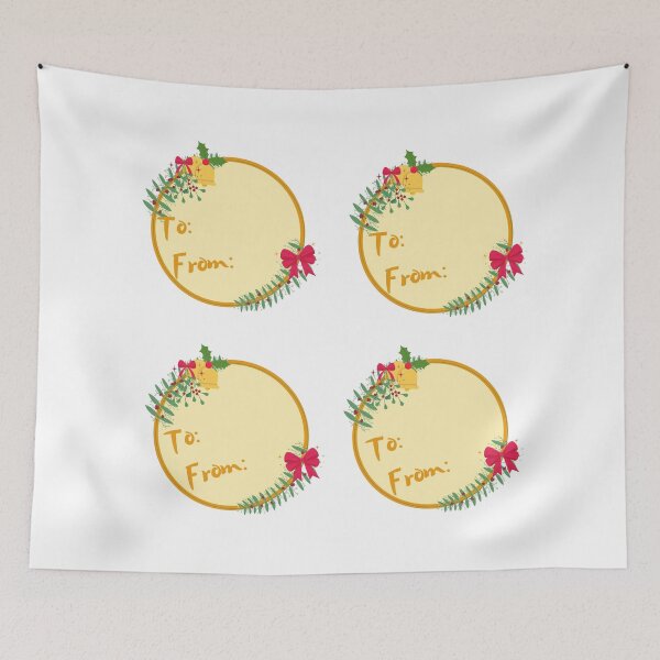 Item preview, Christmas name tags for presents and gifts designed and sold by crikz.