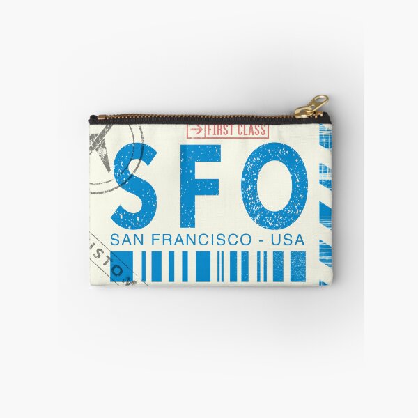 Item preview, Retro Airline Luggage Tag San Francisco (SFO) designed and sold by MakeItYours.