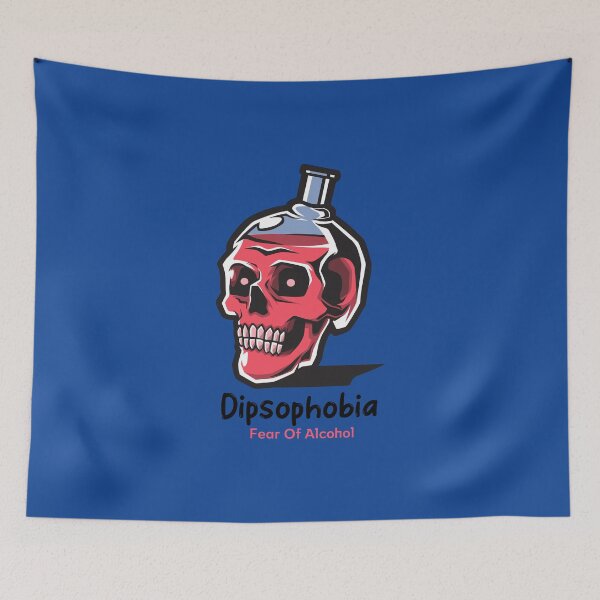 Item preview, Dipsophobia - Fear Of Alcohol designed and sold by PhobiaStore.