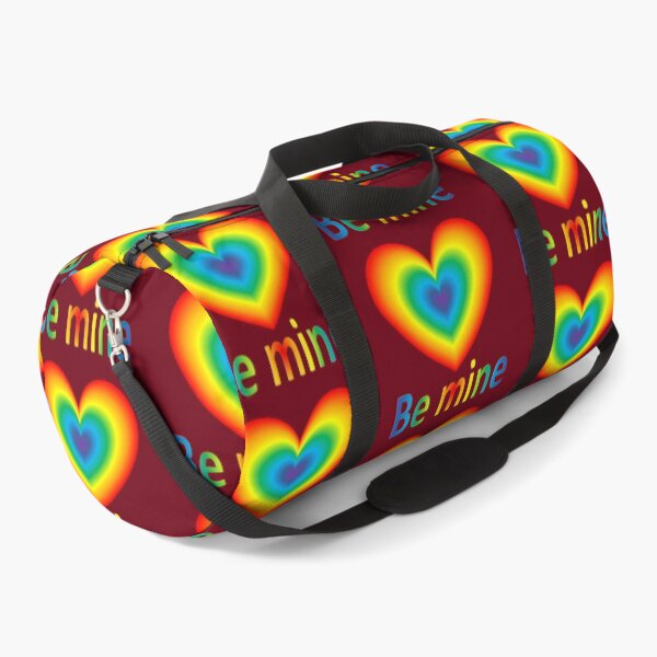 Item preview, Be mine, shining rainbow heart designed and sold by helenkaiy.