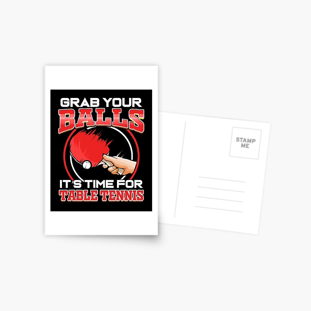 Grab Balls Table Tennis Champion Gift Sport Club Greeting Card For Sale By  Davidgiftshop | Redbubble