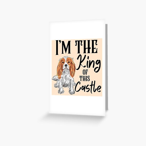 I'm The King Of This Castle Greeting Card