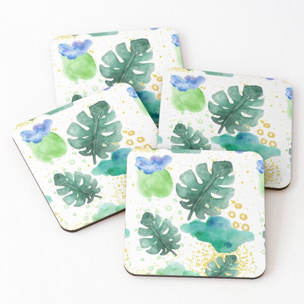 Item preview, Monstera Dreams House Plants Water Color Pastels Greens designed and sold by Jesseika75.