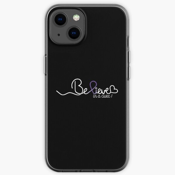 Believe- Domestic Violence Awareness Gifts for Women Domestic Violence Support Ribbon iPhone Soft Case