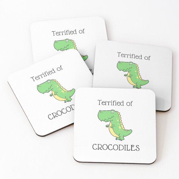 Item preview, Terrified of crocodiles designed and sold by Boricson.