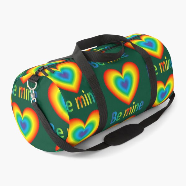 Item preview, Be mine, shining rainbow heart designed and sold by helenkaiy.