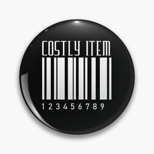 Item preview, Costly item bar code  (white) designed and sold by Remelle.
