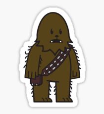 Mitesized Wookie Sticker