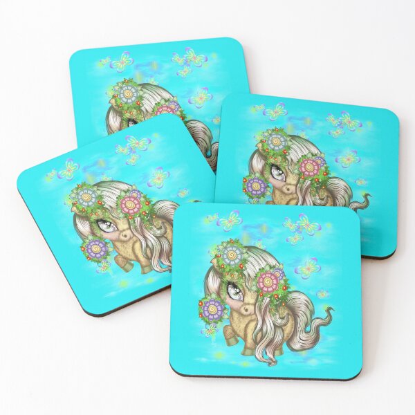 Item preview, Fairy Flower Pony with butterflies designed and sold by LoneAngel.