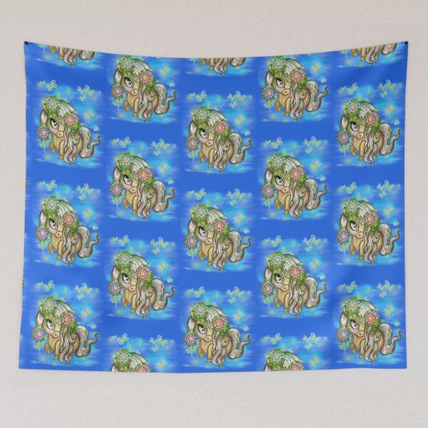 Item preview, Poni de flores de hadas con mariposas designed and sold by LoneAngel.