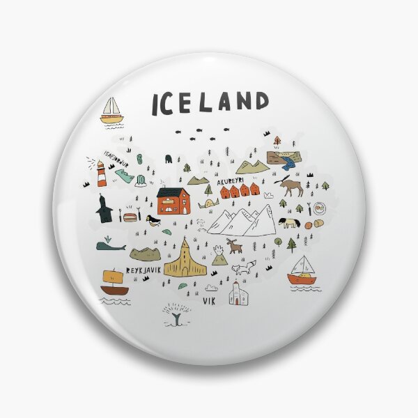 Item preview, map of Iceland designed and sold by ashiya-pixel.