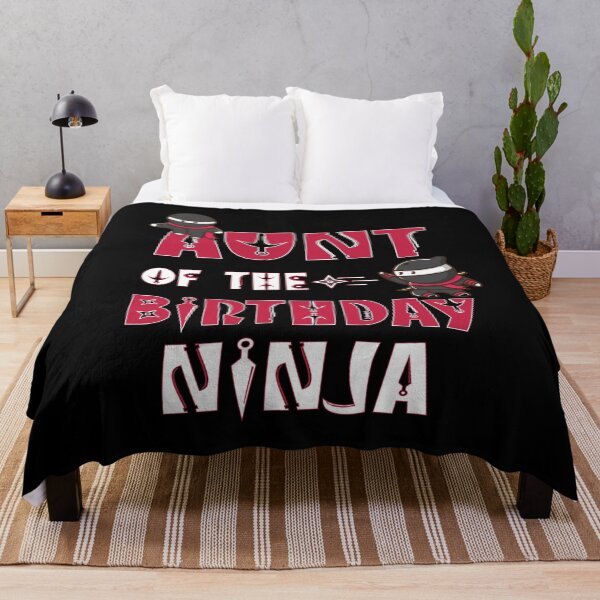 Item preview, Aunt Of The Birthday Ninja Boy And Girl B-day Party graphic designed and sold by Grabitees.