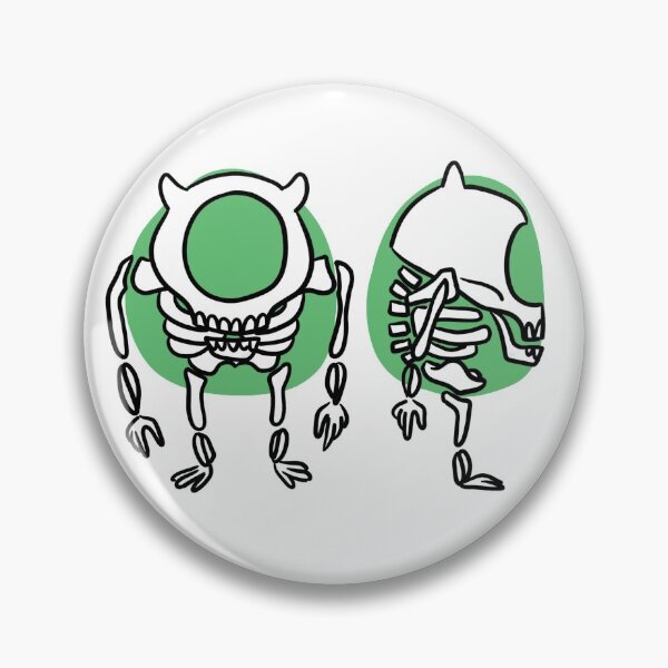 Item preview, Mike Wazowski's Skeleton designed and sold by Nicole Tapley.