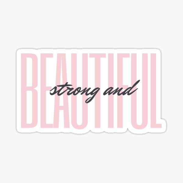 Item preview, Strong and Beautiful designed and sold by jpremiumdesigns.