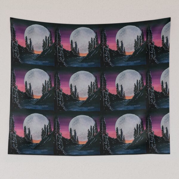 Item preview, Aesthetic moonscape designed and sold by OneFineArtist.