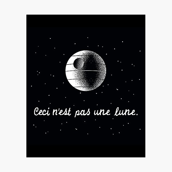Item preview, This Is Not A Moon | Ceci n'est pas une lune designed and sold by Fordepp.