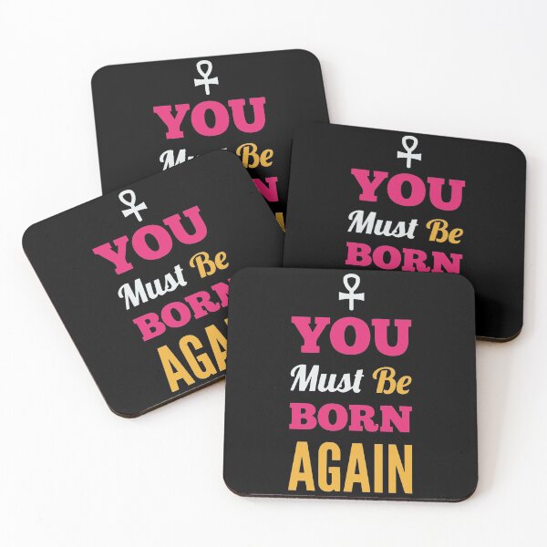 Item preview, Ye must be born again Christian bible quotes,You Must Be Born Again designed and sold by Rizwandogar.