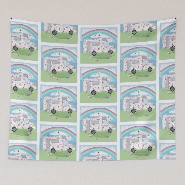 Item preview, Floral Pride RV motor home rainbow  designed and sold by Leatextileart.