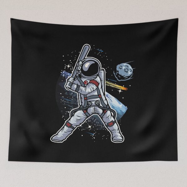 Item preview, Astronaut Baseball Player designed and sold by Treasurekey.