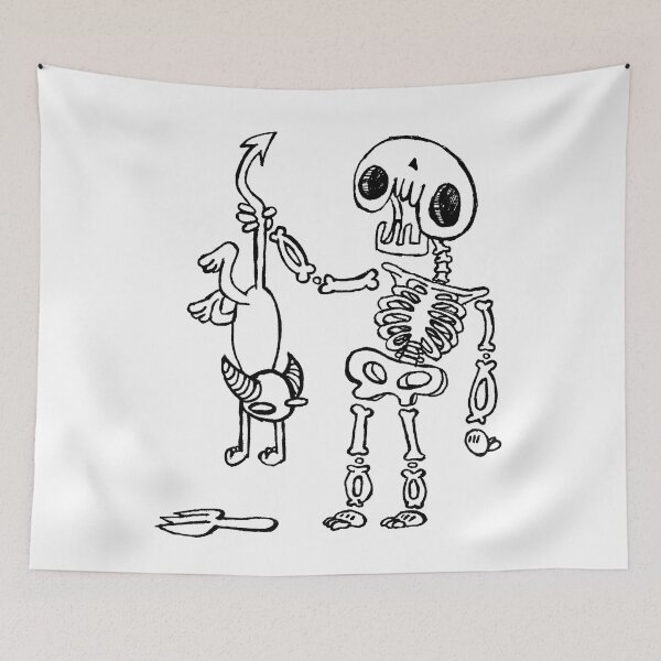 Item preview, SKELETON GOTCHA! designed and sold by JuicySchinken.
