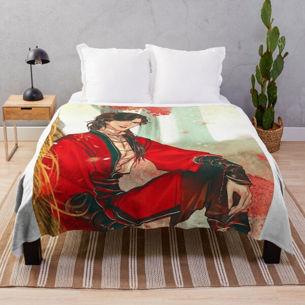 Anime Fleece Blanket and Bedspreads BL Yaoi Spiritpact Ling Qi Yang Jinghua  Duanmu Xi Blankets for Beds 200cm 100cm