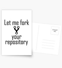 Let me fork Postcards