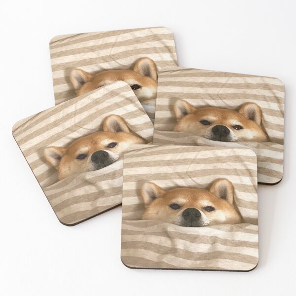 Item preview, lazy shiba in bed designed and sold by ParamedicDesign.