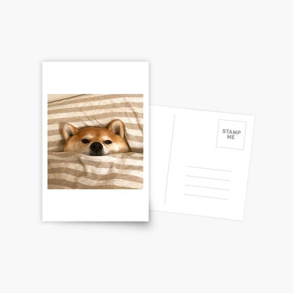 Artikel-Vorschau von fauler Shiba im Bett, designt und verkauft von ParamedicDesign.