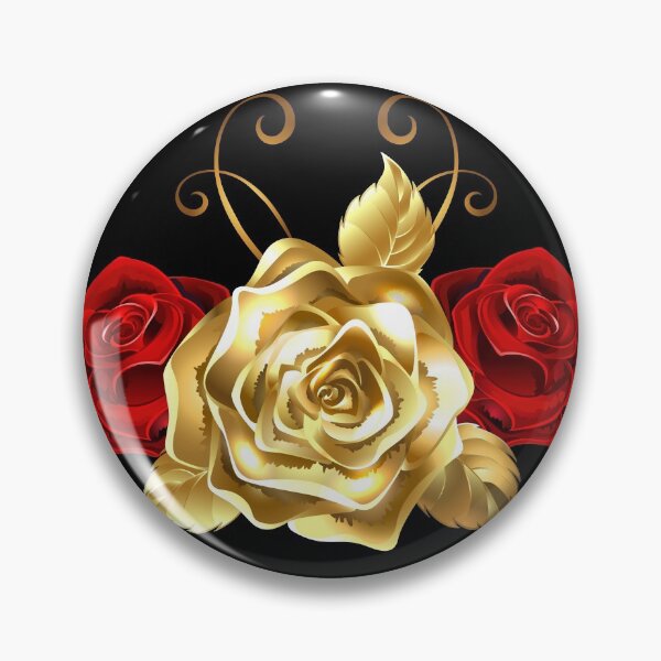 Item preview, Gold & Red Roses designed and sold by Borislav Shekerdzhiyski.