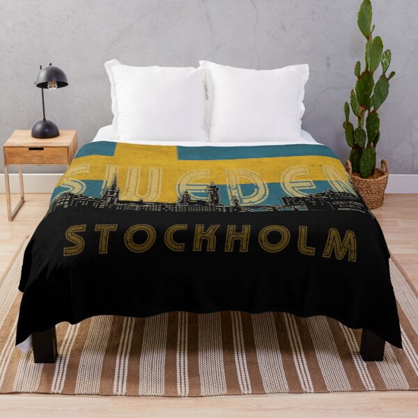 Item preview, stockholm skyline flag designed and sold by BekimART2.