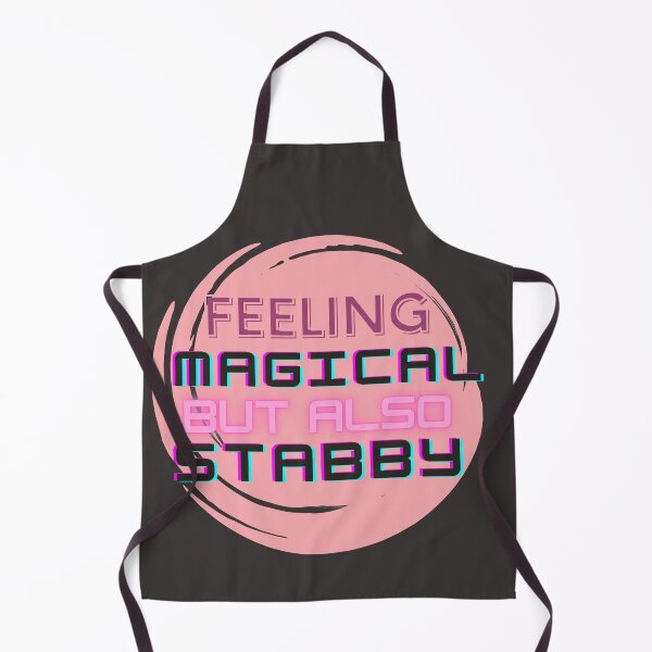 Item preview,  Feeling magical but also stabby classic t-shirt designed and sold by toufik benloulou.