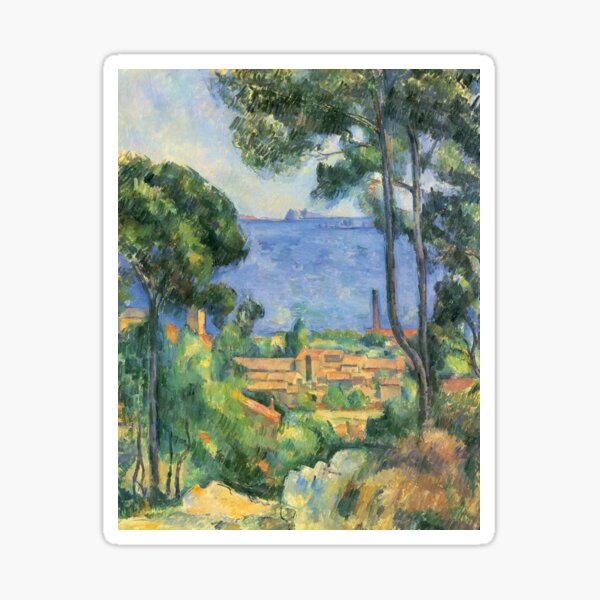Item preview, Look at L'Estaque and the Chateaux d'If - Paul Cezanne - c1883 designed and sold by CrankyOldDude.