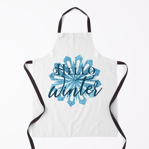Item preview, “Hello Winter” Sparkly Snowflake - Blue designed and sold by PawsitiveMum.