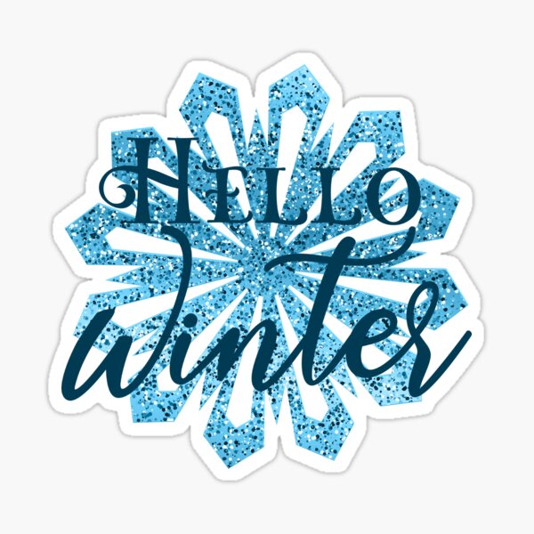 Welcome Winter Stickers