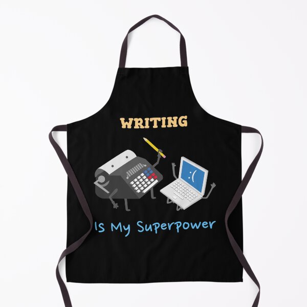 Item preview, Writing Is My Superpower Cartoon designed and sold by Unworldly.